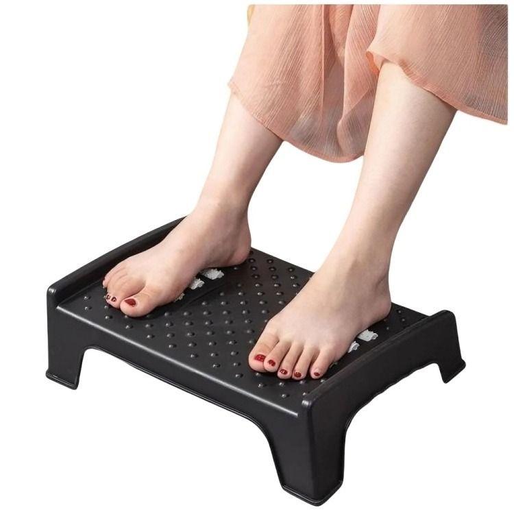 Apoya Pies Masajeador Ajustable 6 Rodillos Masaje Reposapiés-1