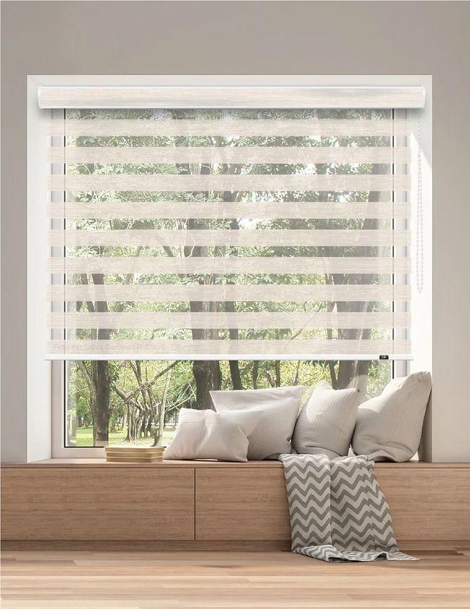 Cortina Roller Duo 150x250cm / Crudo – Doral-3