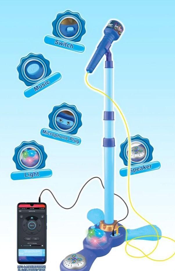 Microfono simple azul modelo HD-8913-2
