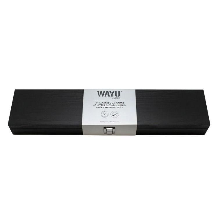CUCHILLO DAMASCUS BLACK PAKKA WAYU LIMITED-2