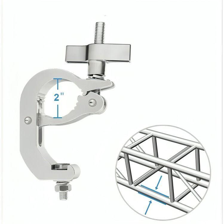 Clamp Aluminio Ajustable 100k Abrazaderas De Cabeza Móvil-3