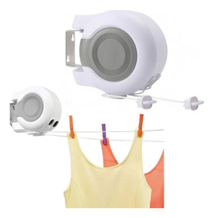Tendedero Retráctil Colgador de Ropa Doble Linea-1