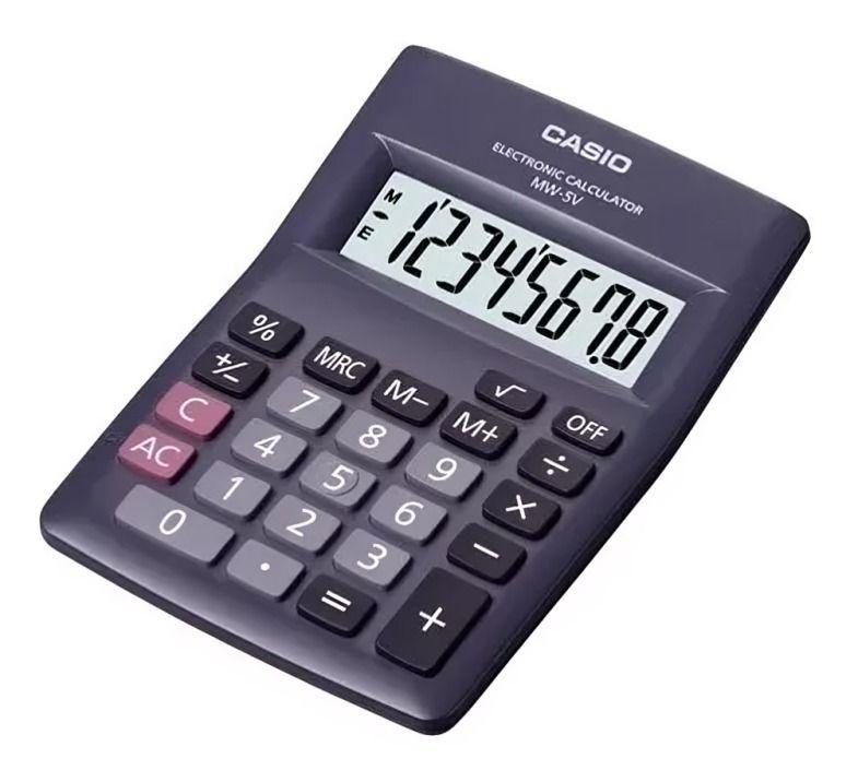 Calculadora CASIO 8 diguitos MW-5V-2