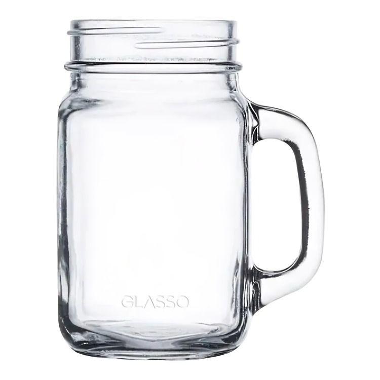  Set de 4 Vasos Mojito Mason  de 450 ml  Glasso-2
