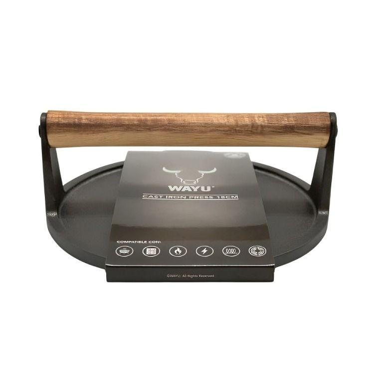 PRENSA REDONDA 18CM IRON CAST WAYU-2