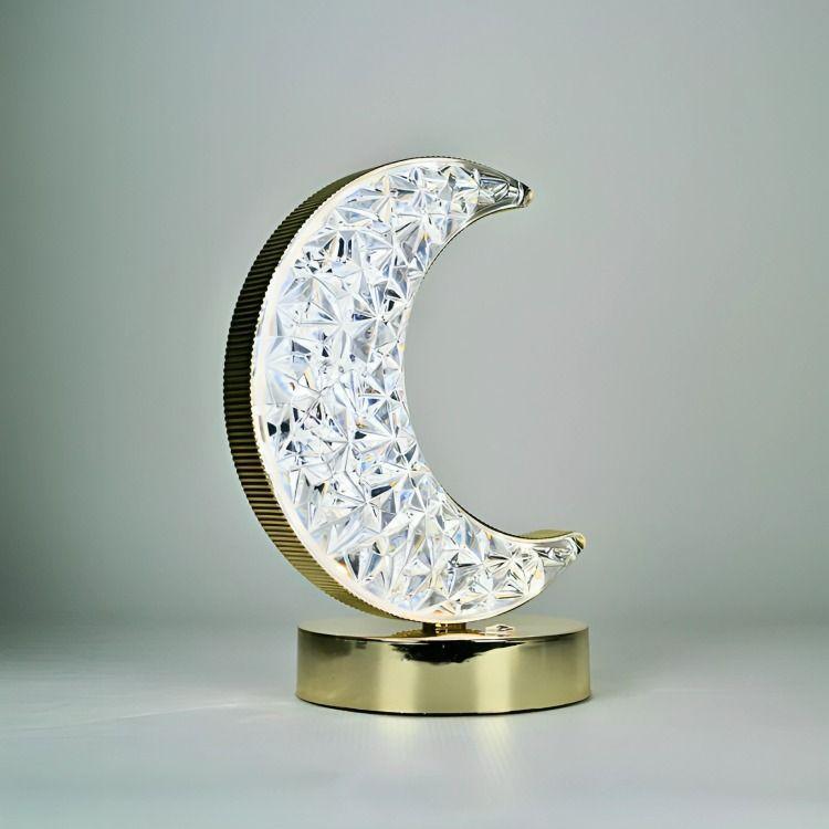 Lámpara Decorativa LED Luna Luz Blanca y Cálida-2