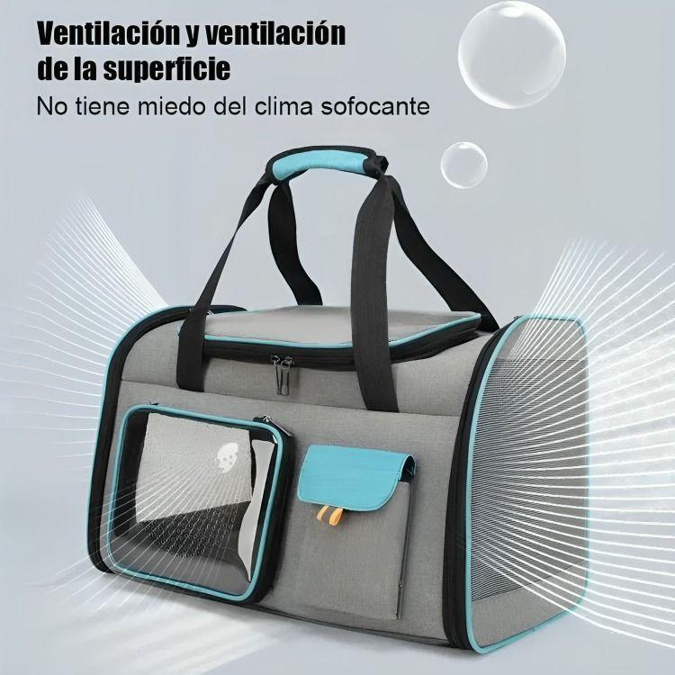 Bolso Transportador Para Mascota Viaje Mochila Transpirable-5