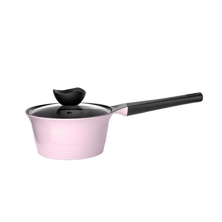 Batería Cocina Aluminio Fundido 7 piezas Fortis Pink-2