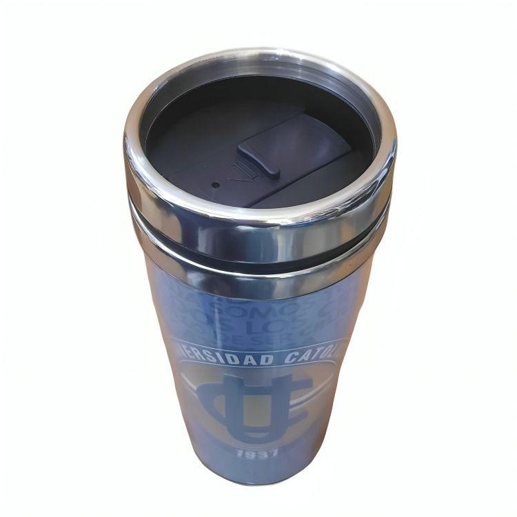 MUG TERMICO LOGO PLATEADO U CATOLICA-2