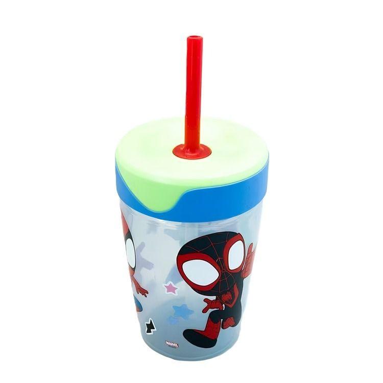 Vaso con Bombilla 520 ml Spider-Man K Película-2