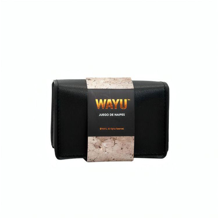 JUEGO DE NAIPES ESTUCHE CUERO VEGANO WAYU-3