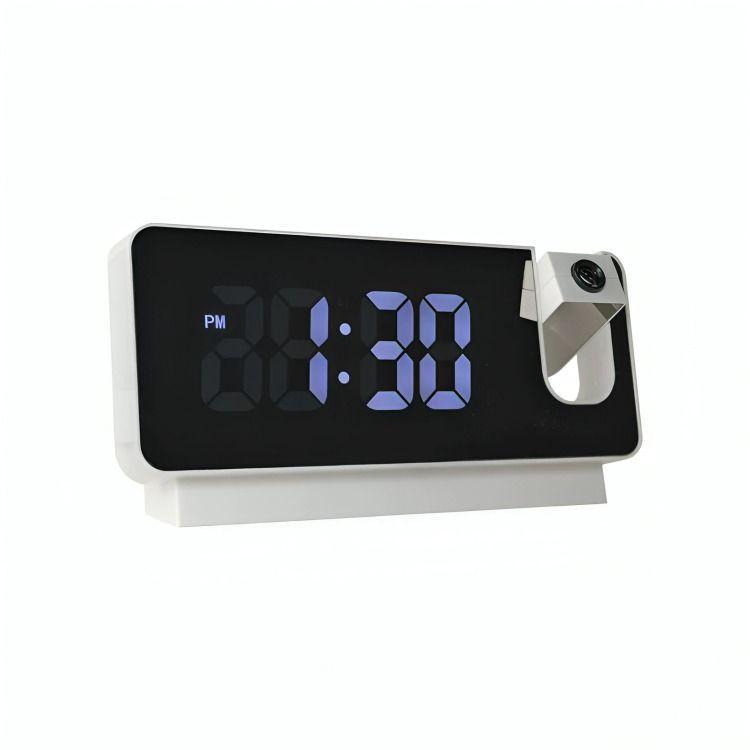 Reloj Digital Proyector Blanco-0