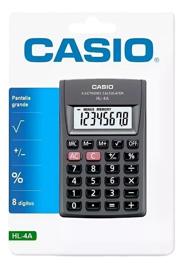 Calculadora CASIO 8 diguitos HL-4A-2