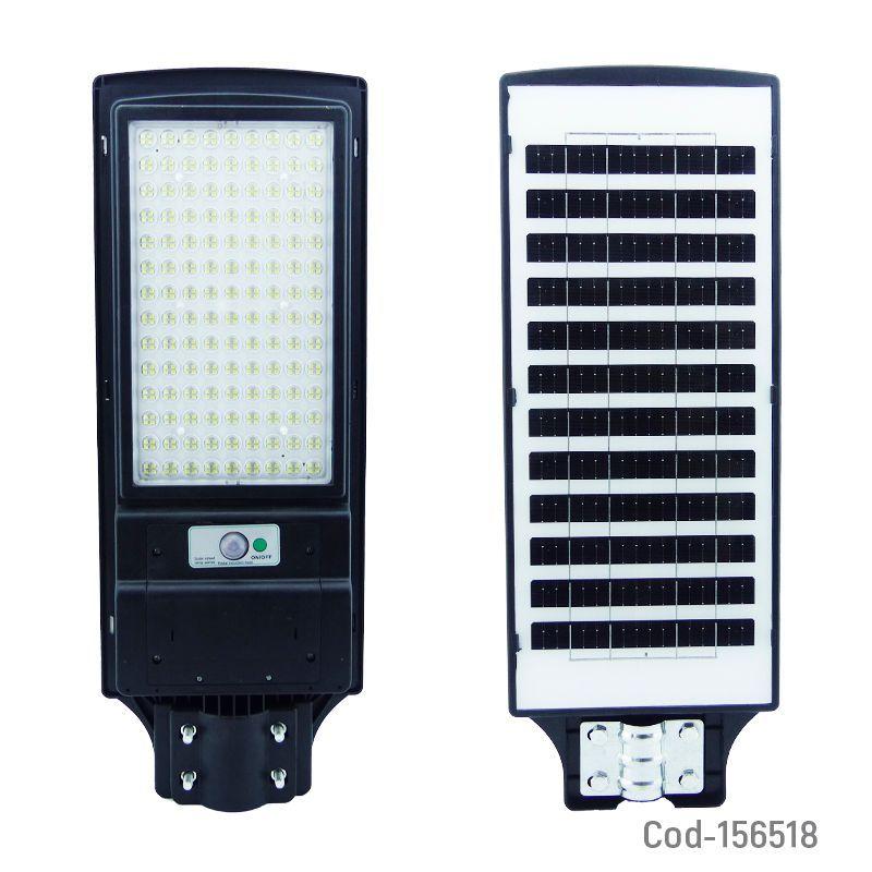 FOCO PARA POSTE SOLAR 600W CON 1 PLACA 504 LED PVC CON SENSOR -2