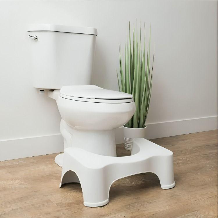 Piso Taburete De Pie Para Inodoro Antideslizante Baño-3