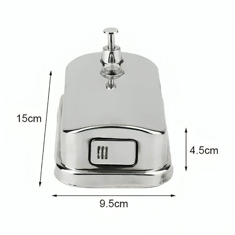 Dispensador Jabón Liquido Acero Inoxidable 500ml -4