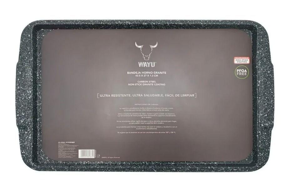 Bandeja Horno Antiadherente Granite Wayu 44x27cm-2