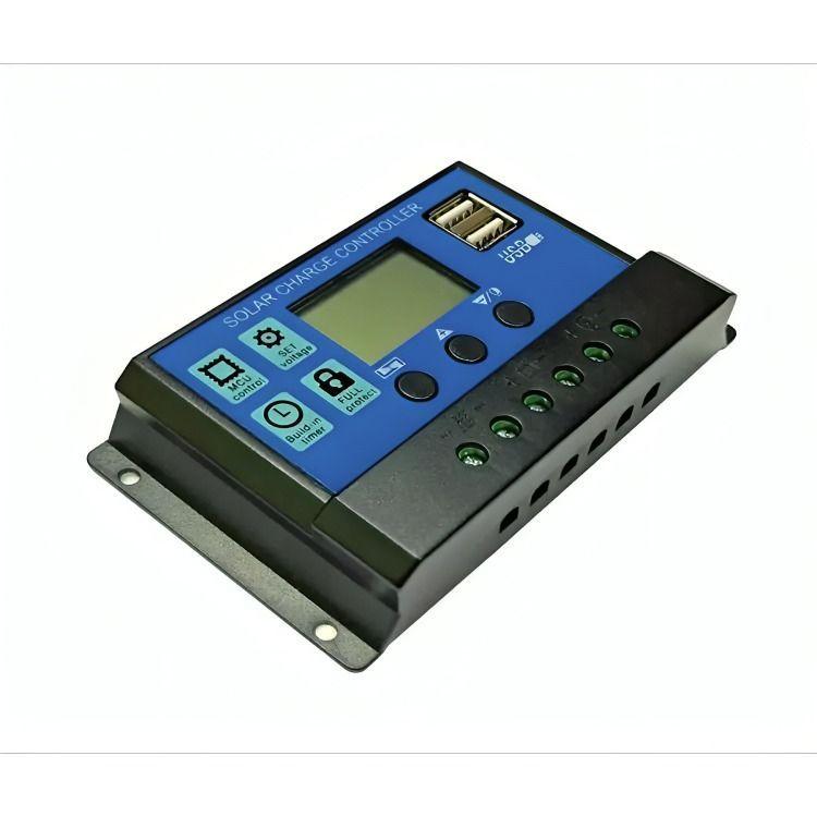 Regulador De Carga Solar Digital 12v 24v 10a-2