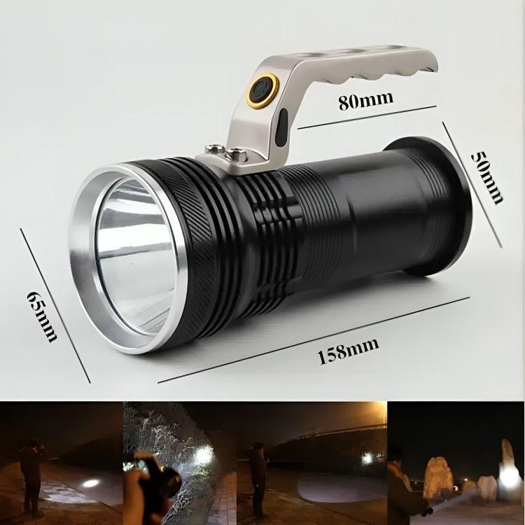 Linterna Led Táctica Recargable Larga Distancia-2