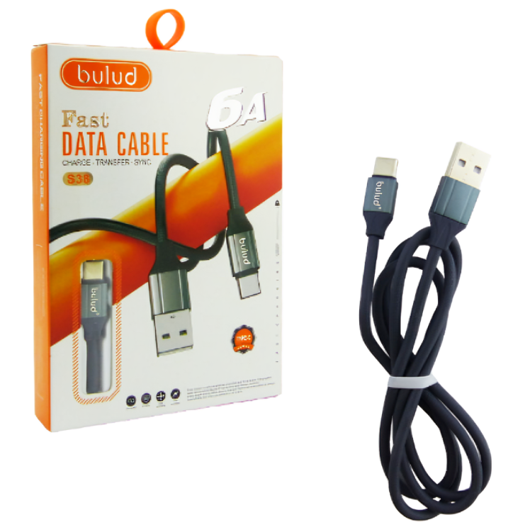 CABLE USB A TYPE-C BULUD MOD.S38 FAST CHARGE-2
