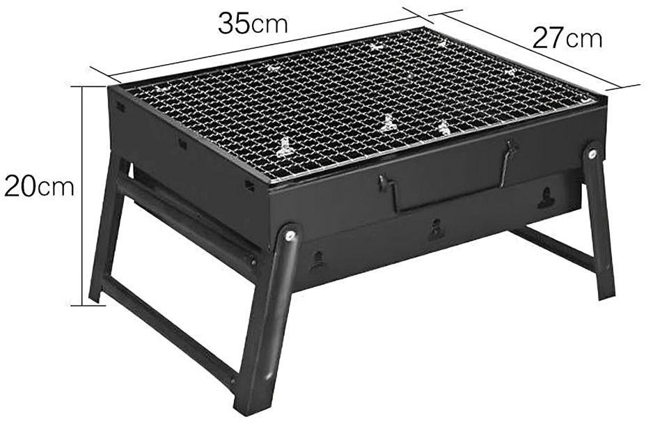 Parrilla Para Asado Plegable Portatil (34X21X48,5CM)-2