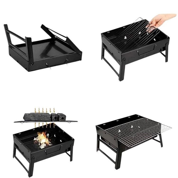 Parrilla Para Asado Plegable Portatil (34X21X48,5CM)-3