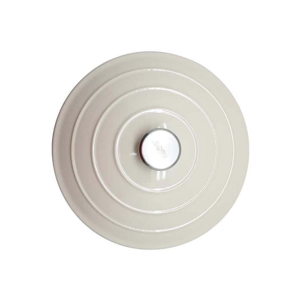 OLLA IRON CAST 26 CM  WHITE KEEP-2