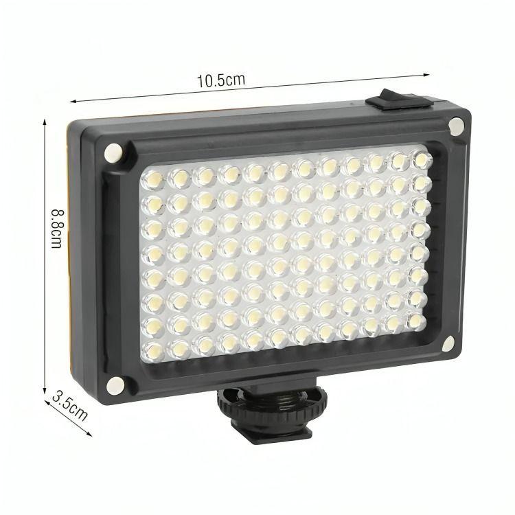 Foco De Cámara 96 Led Flash Batería Con 2 Filtros-3