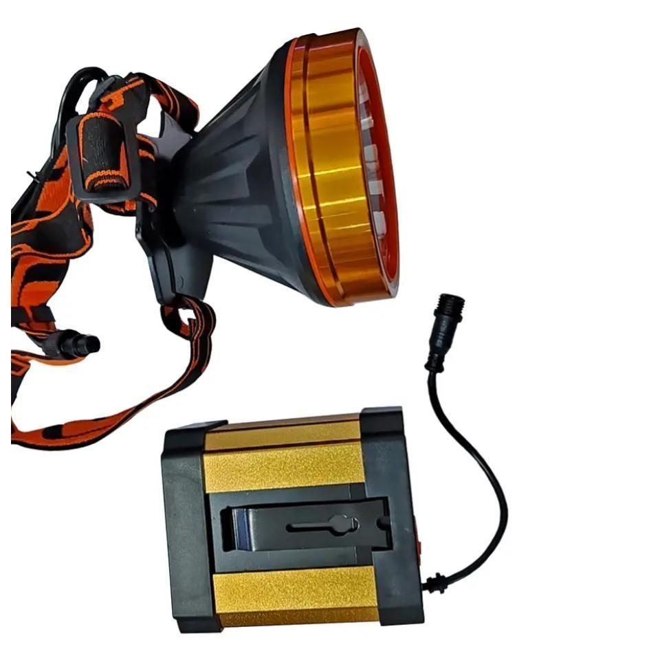Foco Caza Led Lampara Minera Recargable Portatil-2