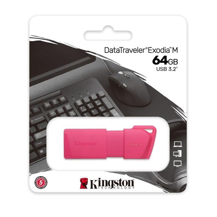 PENDRIVE NEON ROSADO 64GB 3.2 DTXM NEON 64GB-2