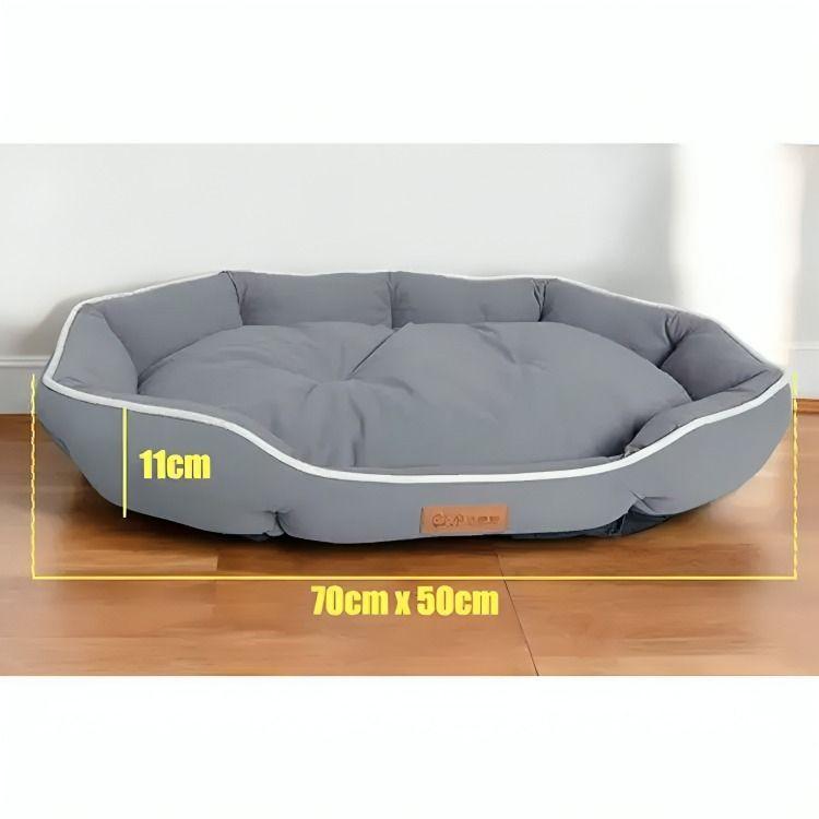 Cama Suave Para Mascotas Perros Y Gatos Talla L 70x50cm-3