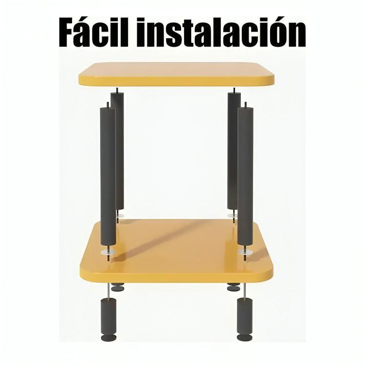 Mesa De Centro Minimalista Madera Sala De Estar Auxilia Mesa-4