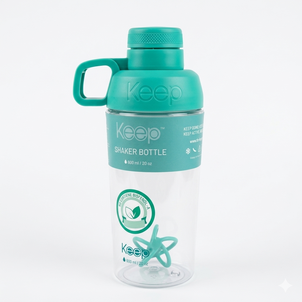 BOTELLA SHAKER 600ML KEEP-1