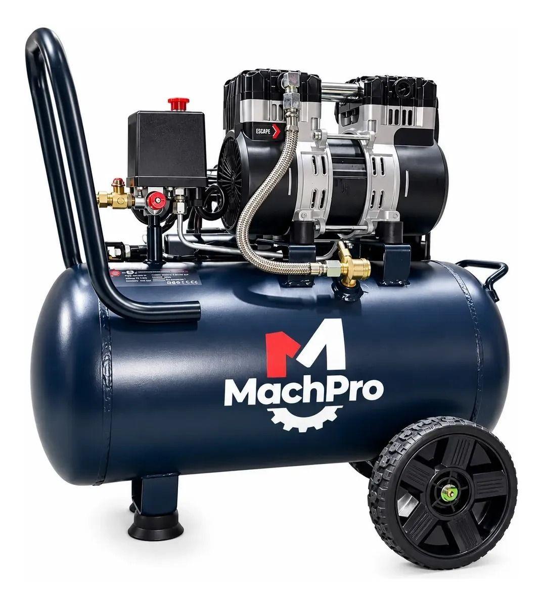 Compresor de Aire Silencioso 30 Litros 800W Profesional Jap n-2