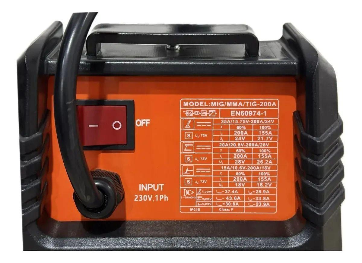 Maquina De Soldar Profesional Xkp Pro 200 Amp Mig tig mma-5