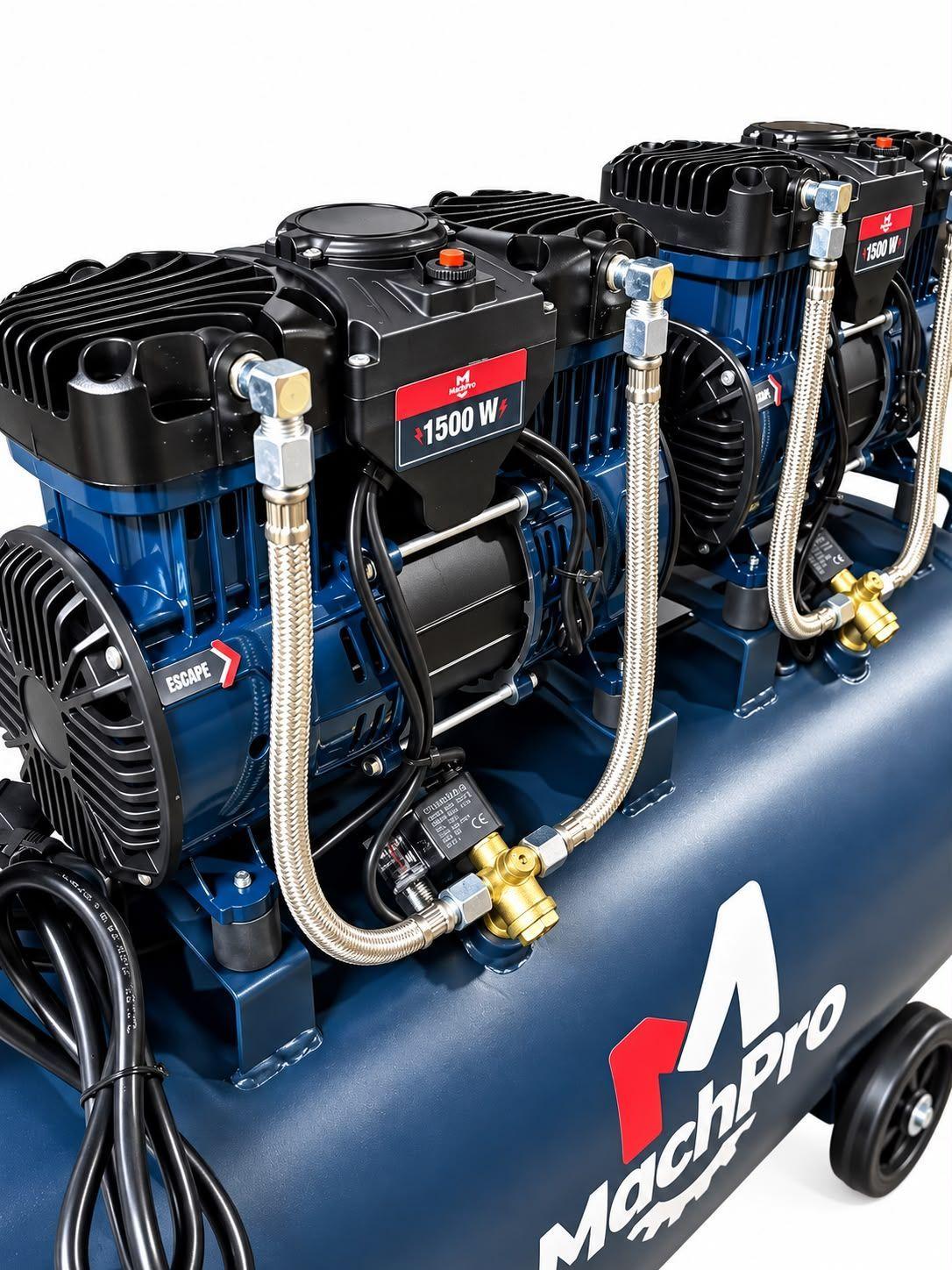 Compresor de aire 100l Oil Free 4Hp 8bar Prof Jap n-2