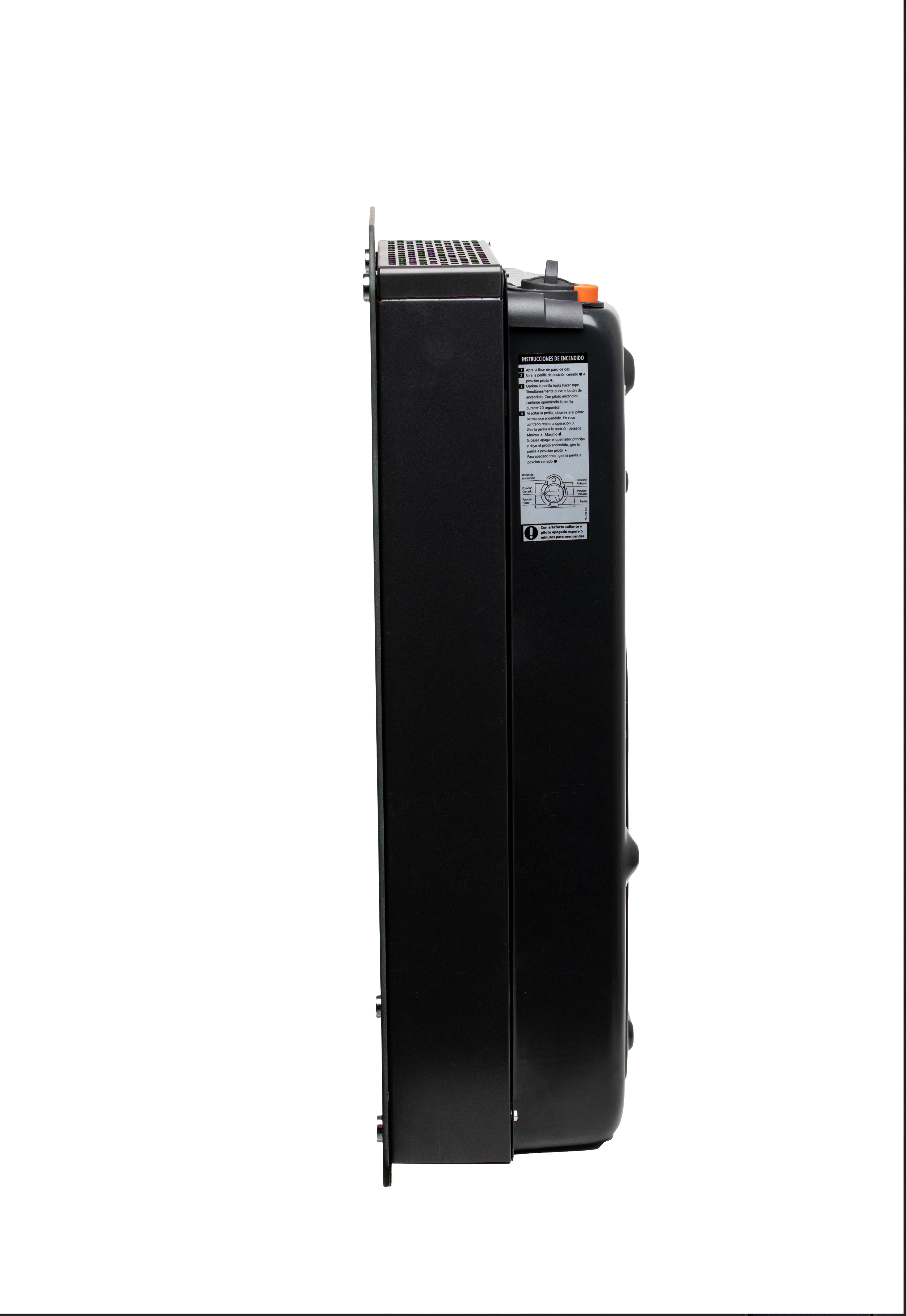 Calefactor Gas Licuado 2200 Kcal/h - Tiro Balanceado - Frente De Vidrio Negro-1
