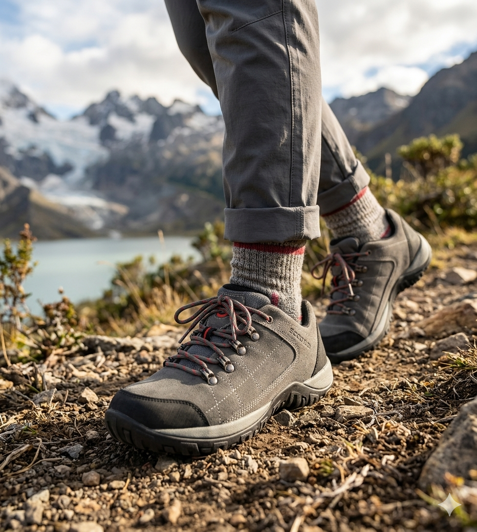 Zapatilla Outdoor Suarezensis Plomo UNS-4