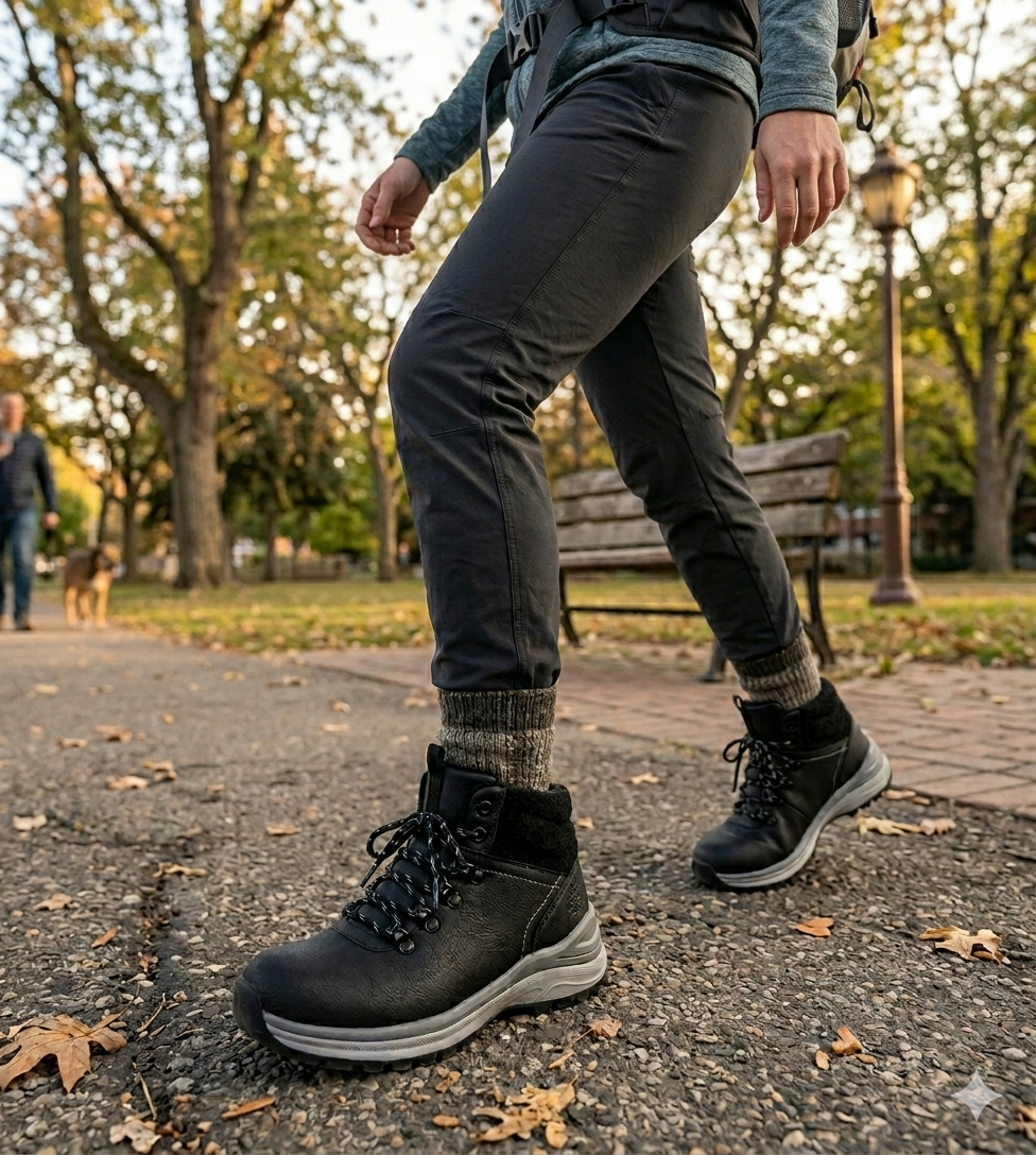 Botin con Polar Mantes Negro Alquimia-5
