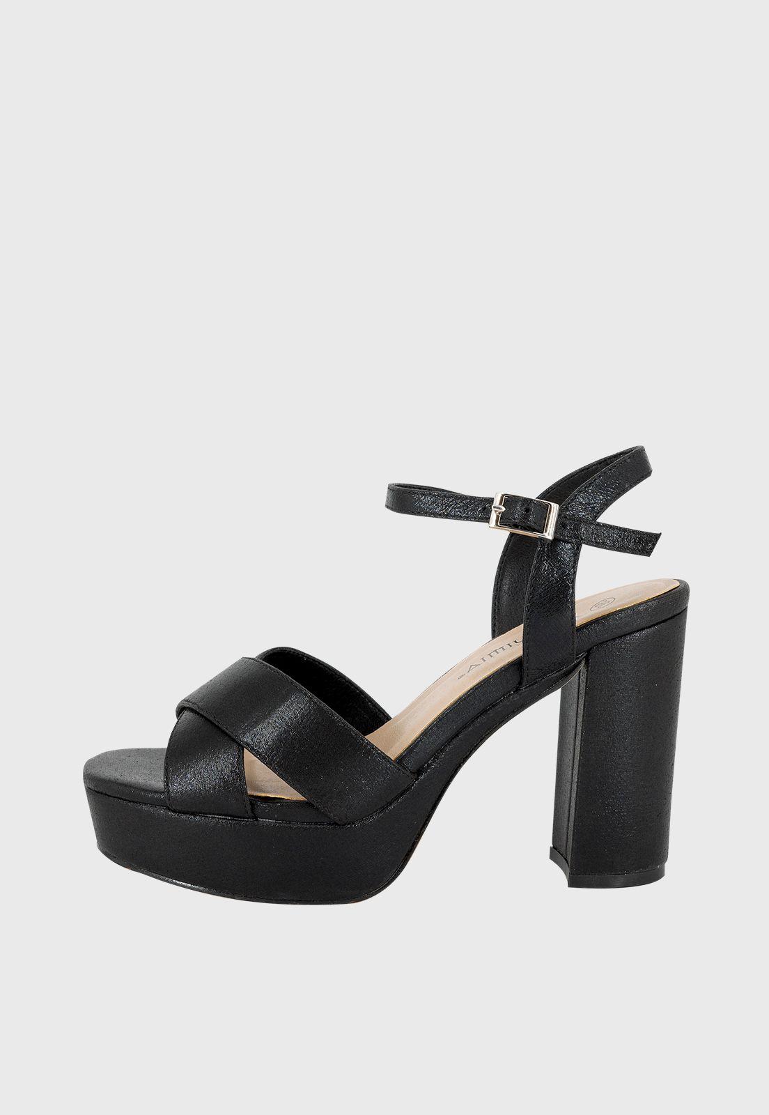 Sandalia de Vestir Lister Negro Alquimia-1