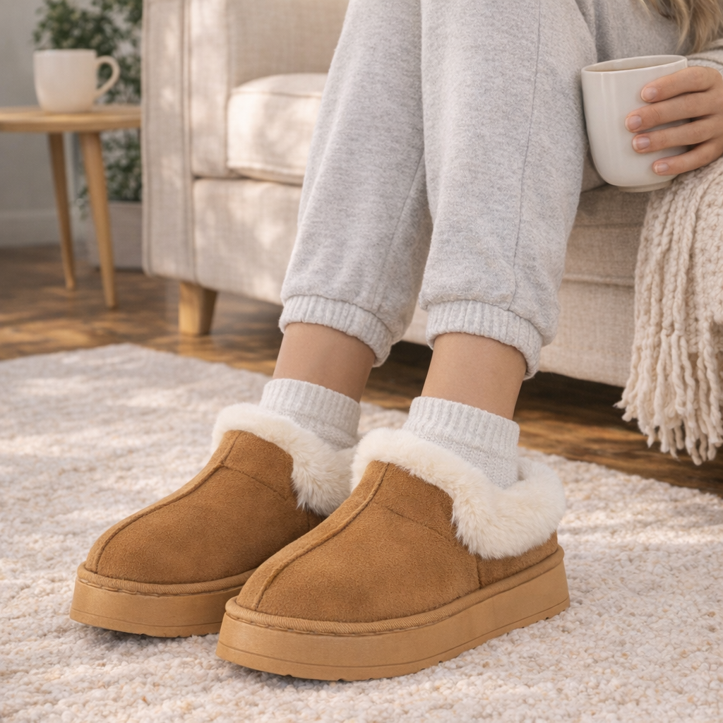 Pantufla Invernal Caramelo Passer-4