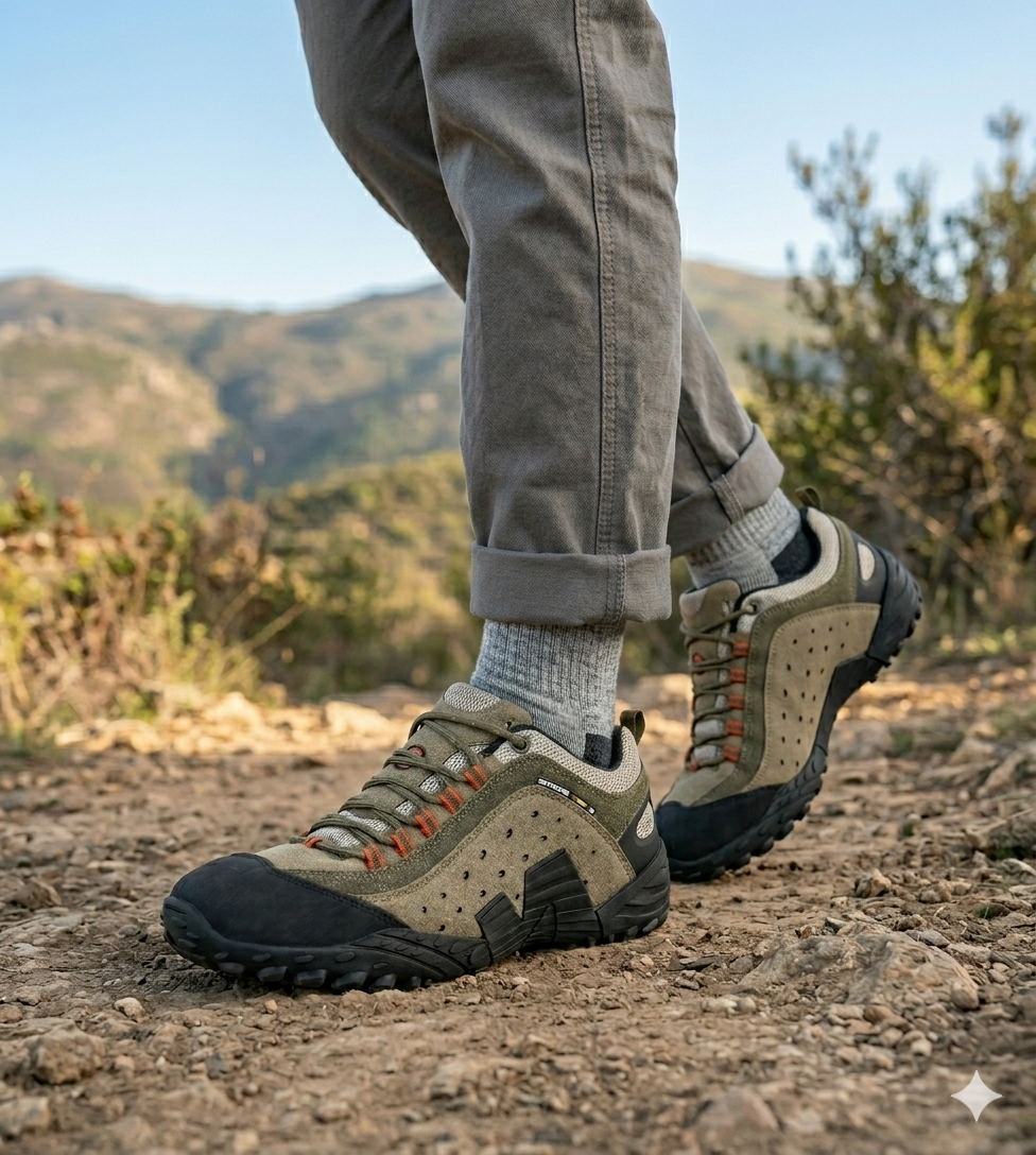 Zapatilla Outdoor Espino khaki UNS-4