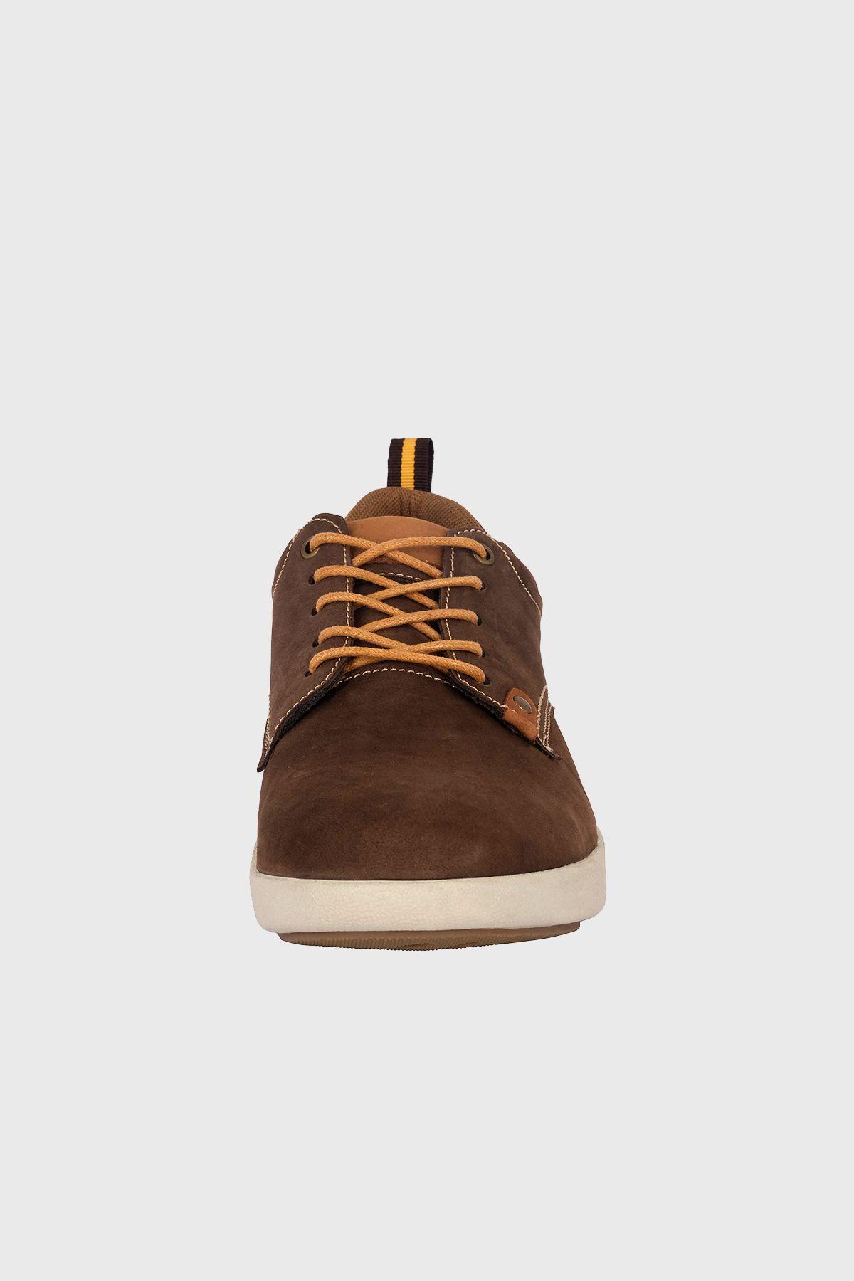 Zapatilla de Cuero Visol Café London Adixt-2