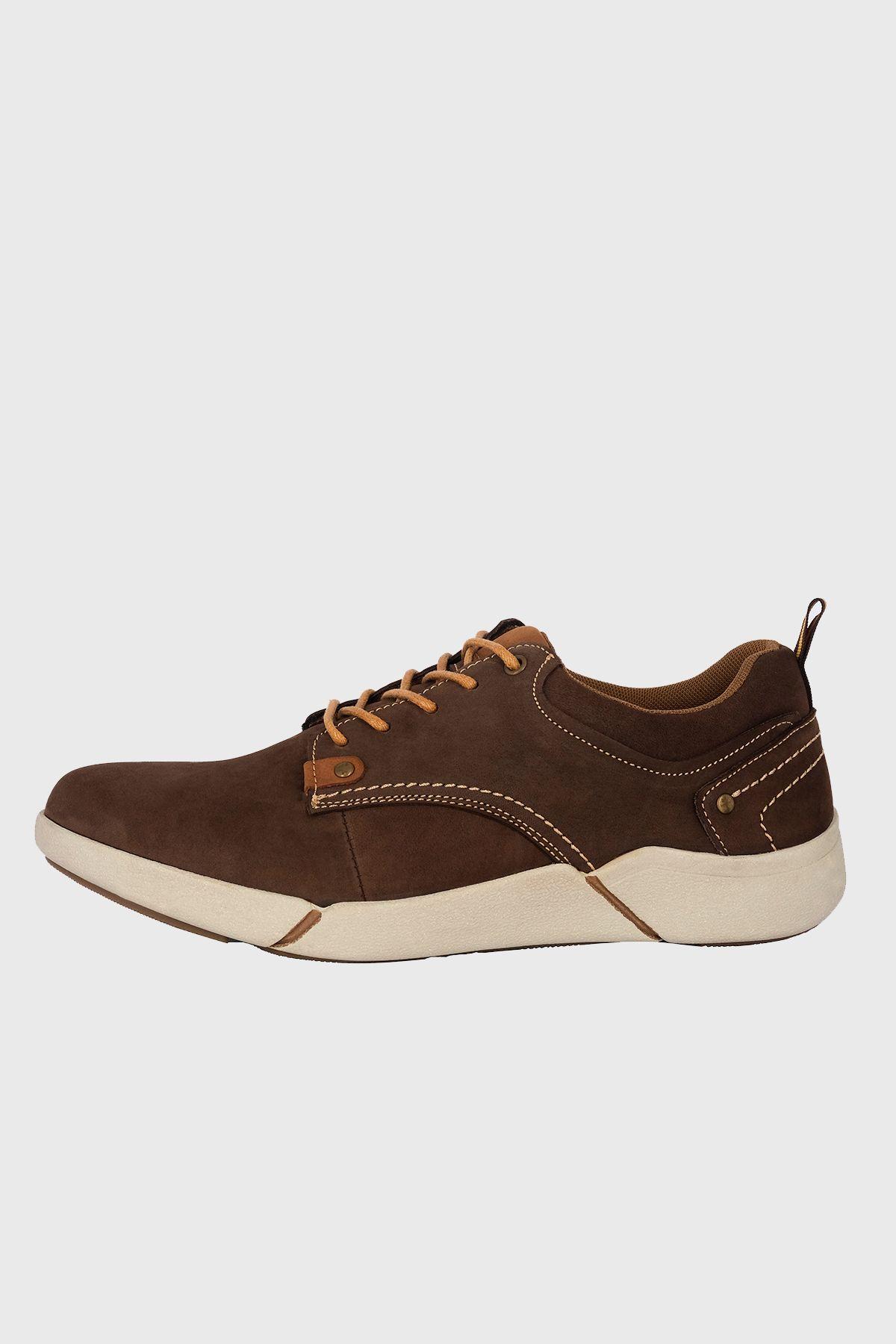 Zapatilla de Cuero Visol Café London Adixt-1