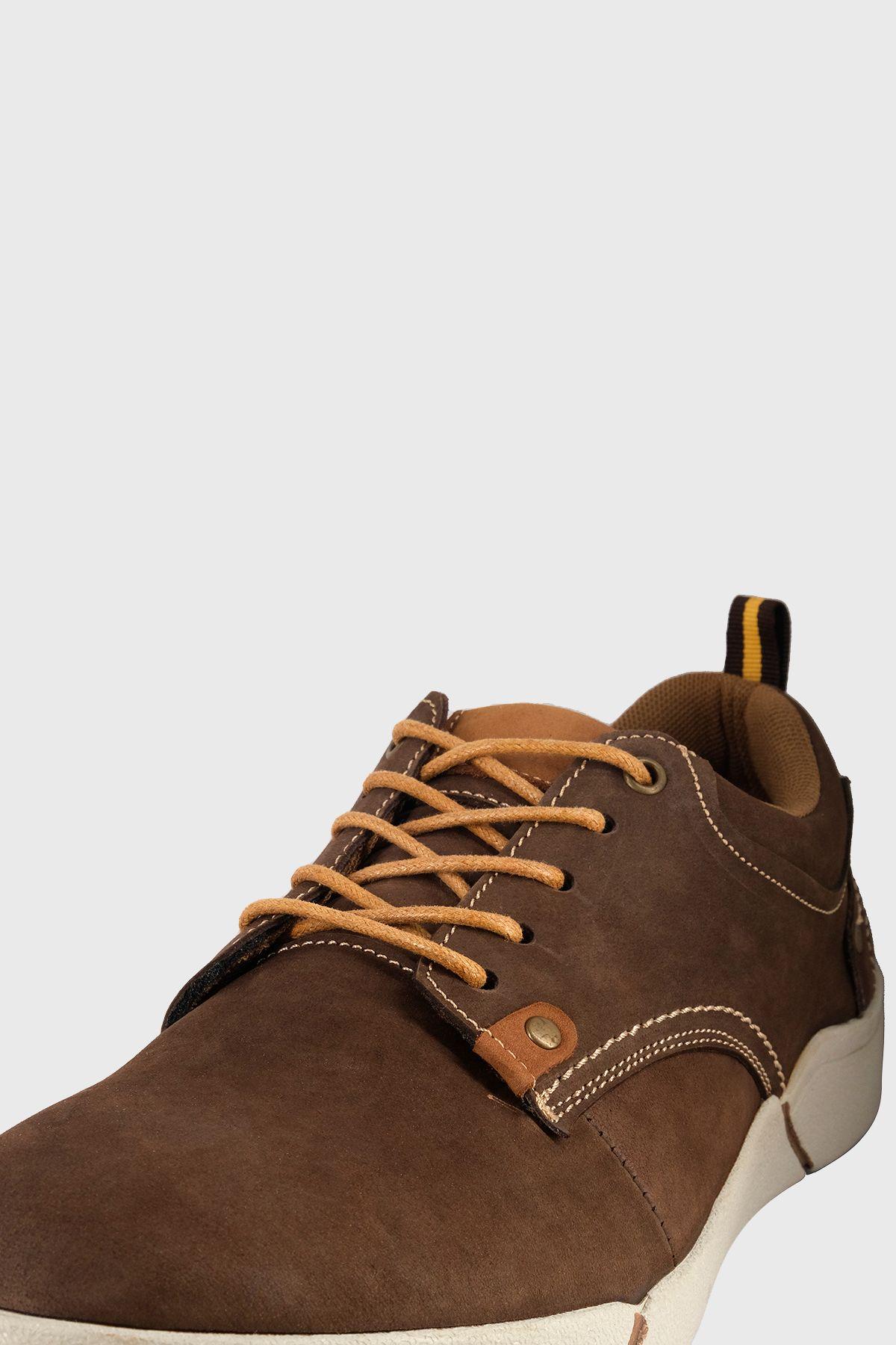 Zapatilla de Cuero Visol Café London Adixt-3