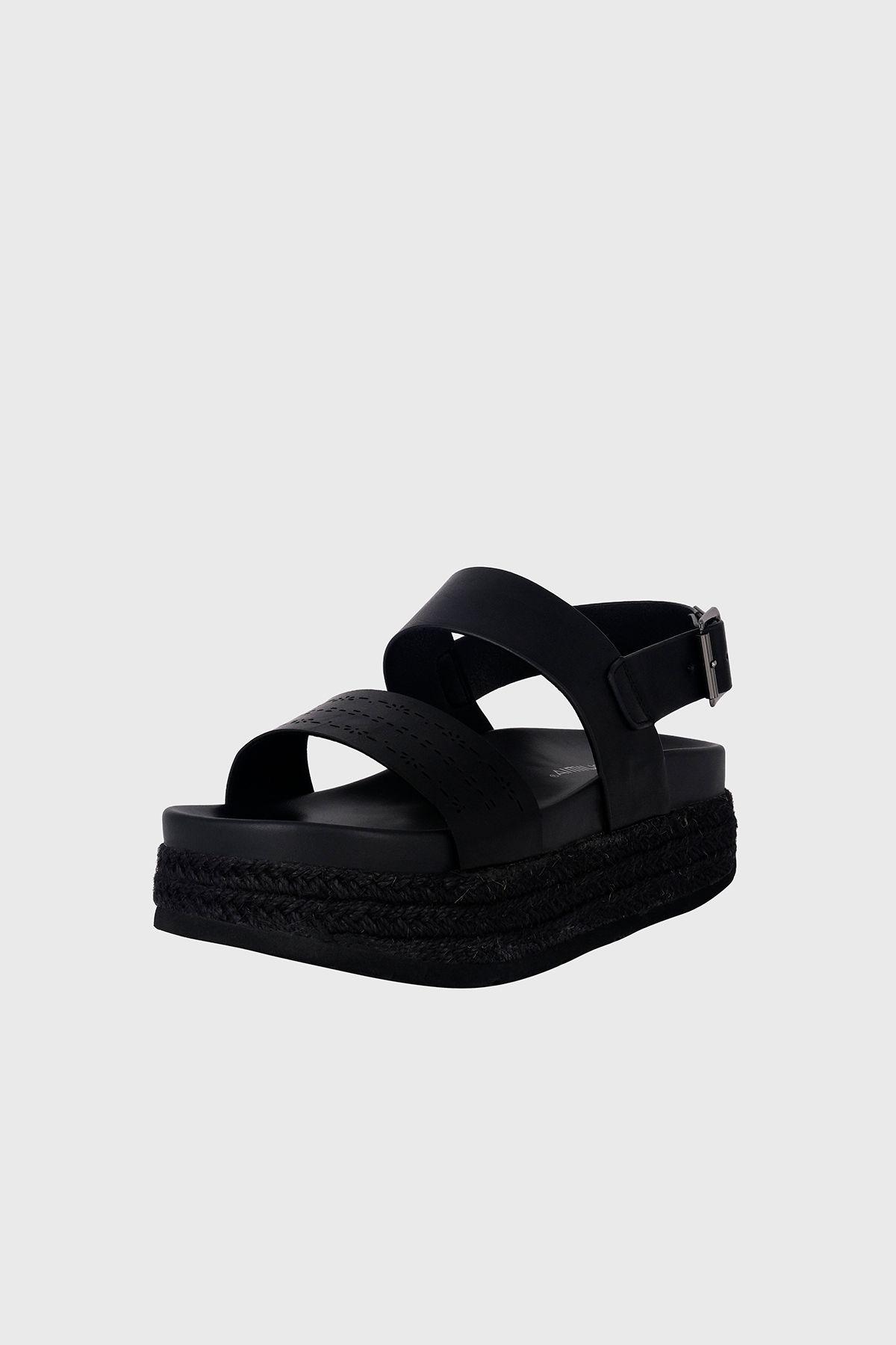 Sandalia Plataforma Maple Negro Alquimia-0