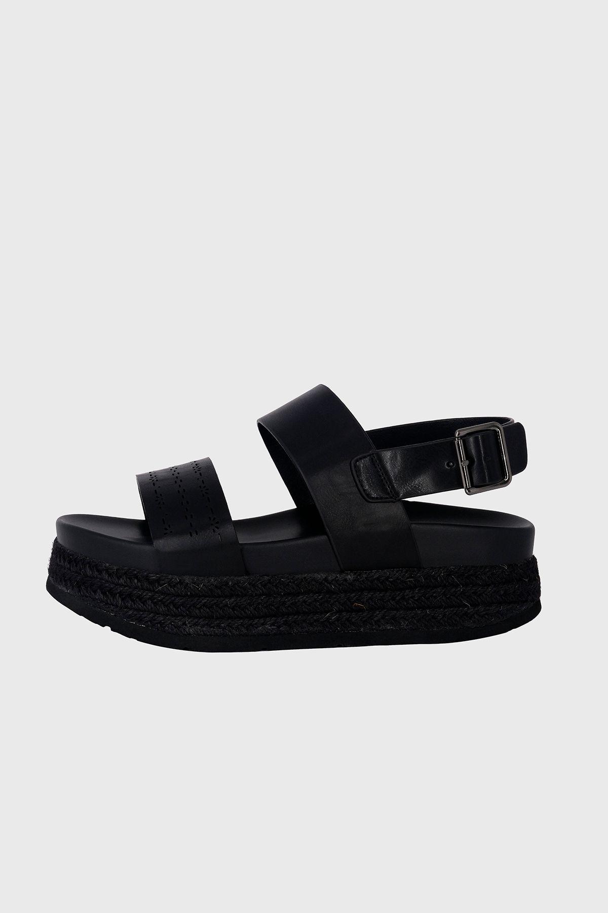 Sandalia Plataforma Maple Negro Alquimia-1