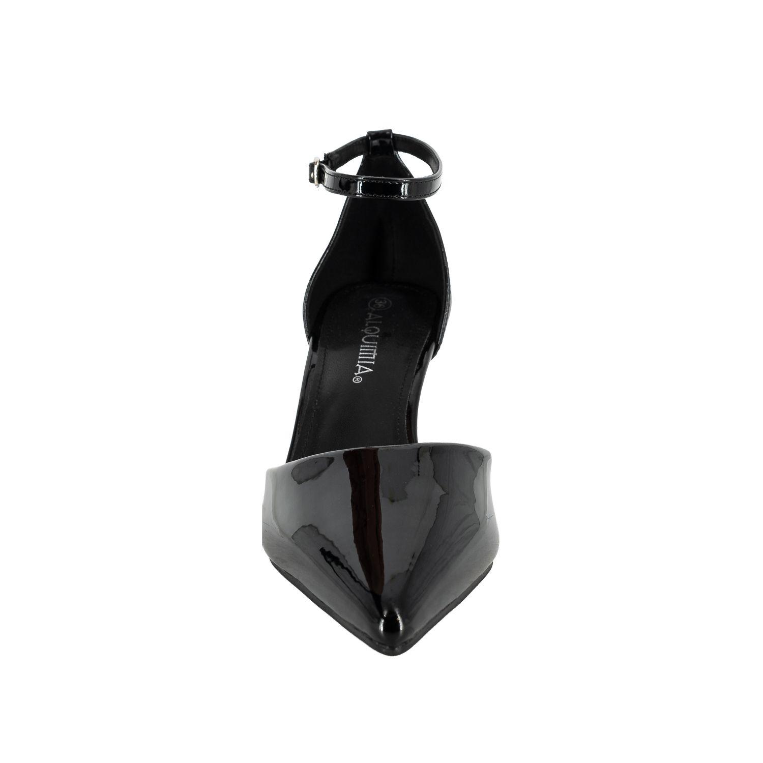 Zapato Formal Stiletto Negro Alquimia-3