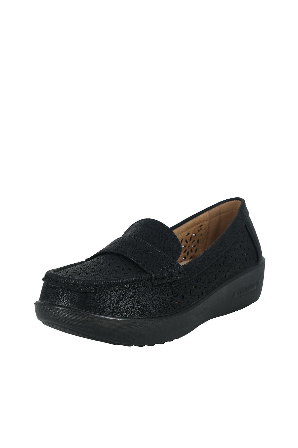 Mocasín Mujer Cornalina Negro Passer-0