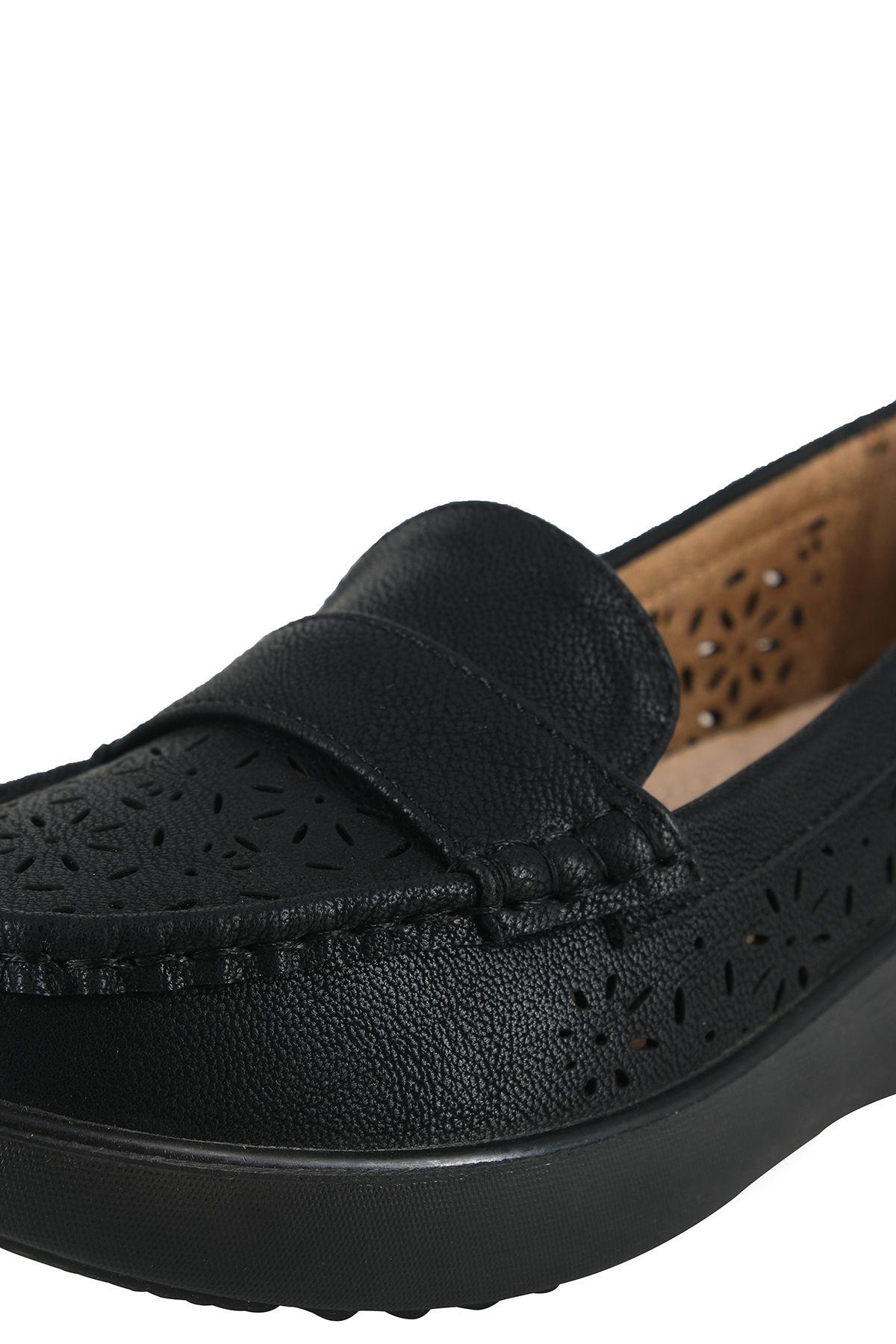 Mocasín Mujer Cornalina Negro Passer-3